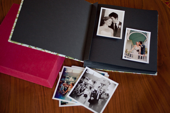 10 x 10 Handmade album with black pages